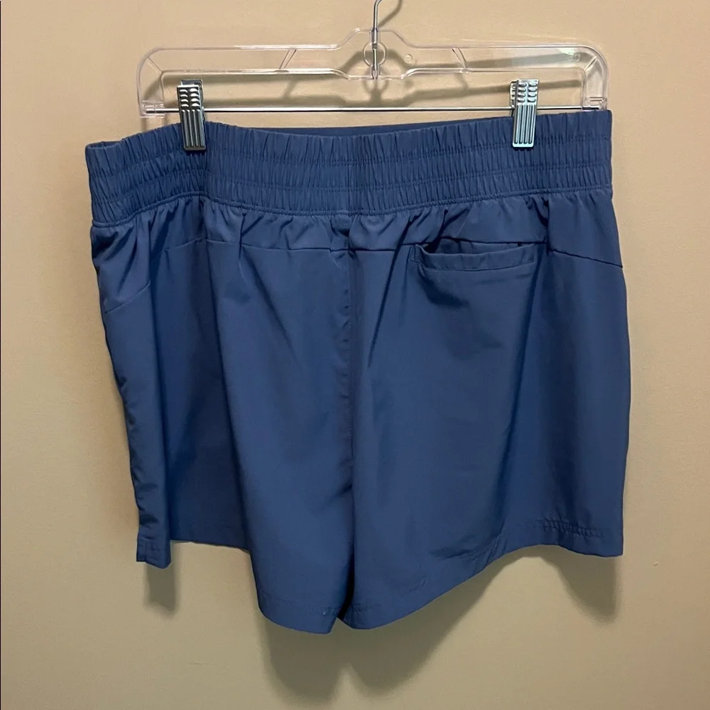 Apana Women's Athletic Blue Shorts - Picture 3 of 4